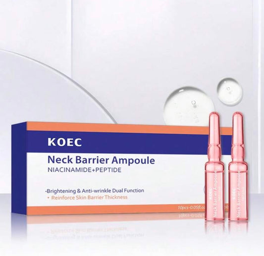 KOEC Neck Care Ampoule - Firming And Lifting Neck Wrinkles And Sagging Skin, Lightweight Deep Hydration, Plumping And Brightening Ampoule Kadosh on Beauty