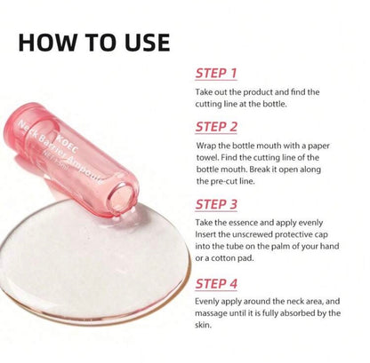 KOEC Neck Care Ampoule - Firming And Lifting Neck Wrinkles And Sagging Skin, Lightweight Deep Hydration, Plumping And Brightening Ampoule Kadosh on Beauty