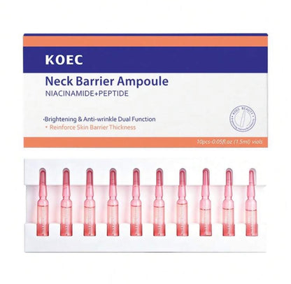 KOEC Neck Care Ampoule - Firming And Lifting Neck Wrinkles And Sagging Skin, Lightweight Deep Hydration, Plumping And Brightening Ampoule Kadosh on Beauty