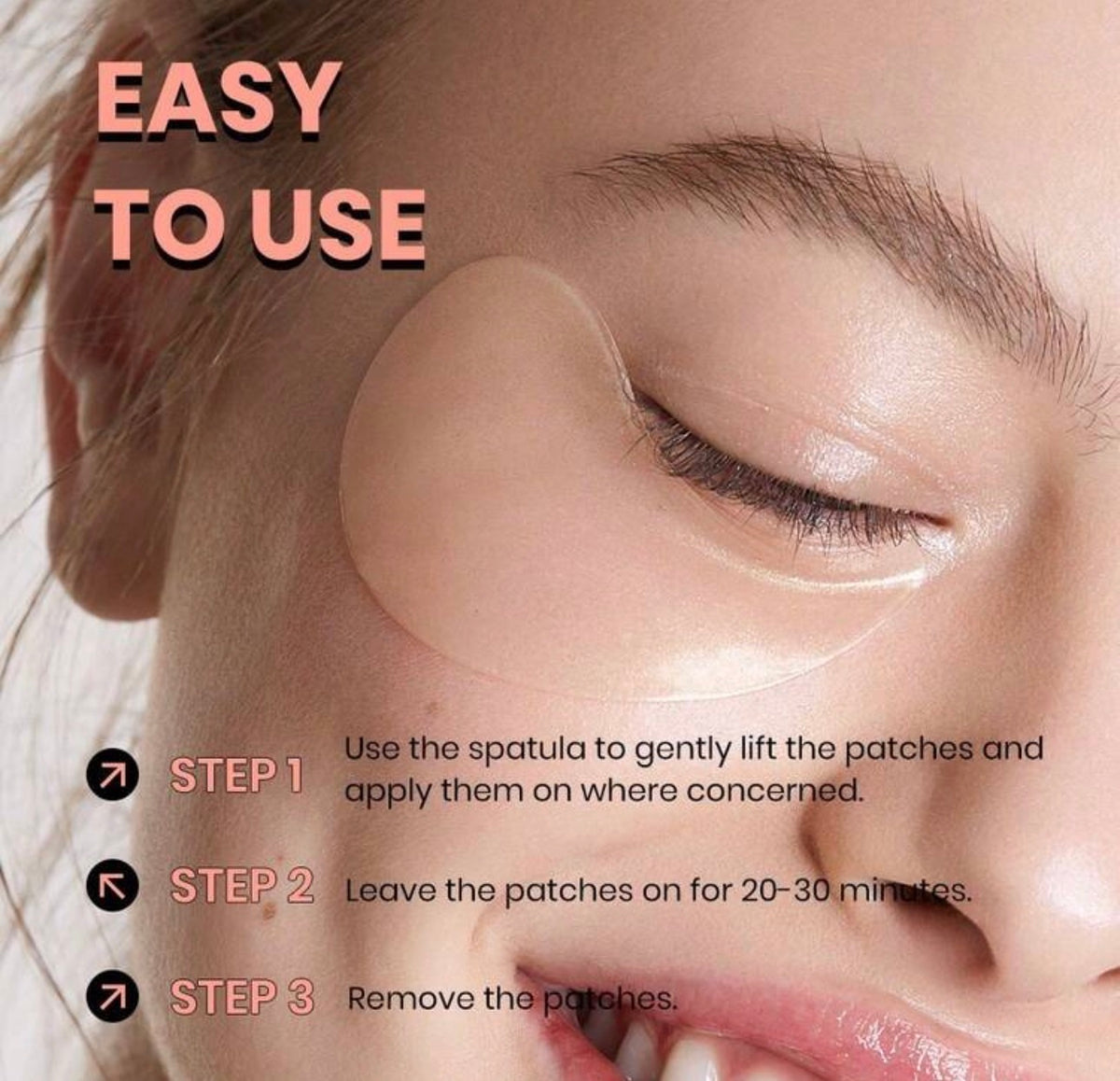 KOEC Eye Mask - Moisturizing Ice Compress Eye Patches, Korean Skincare, Reduce Dark Circles, Eye Area Hydrating Ice Compress Stickers Kadosh on Beauty