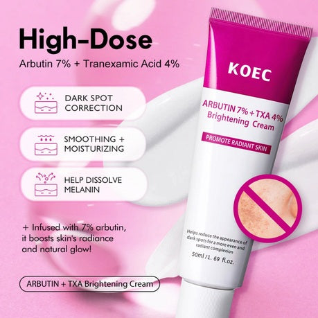 KOEC Arbutin 7% + TXA 4% Brightening Cream Kadosh on Beauty