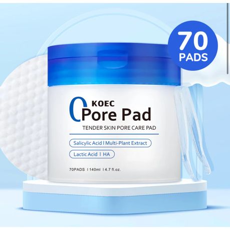 KOEC Zero Pore Pads- 70 Pads Kadosh on Beauty