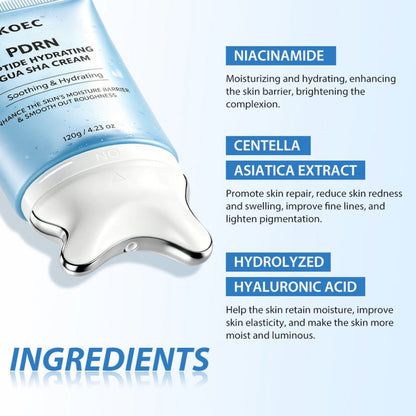 KOEC PDRN Peptide Hydrating Gua Sha Cream Kadosh on Beauty
