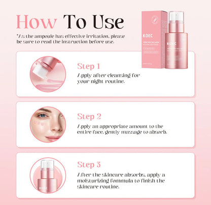 KOEC PDRN Pink Collagen Exosome 2000 Serum - 30ml Kadosh on Beauty